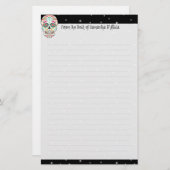 Feliz Muertos - Aangepaste ijsfabriek voor suiker Briefpapier (Voorkant / Achterkant)