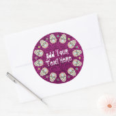 Feliz Muertos - Aangepaste Suikerschedel Stickers (Envelop)