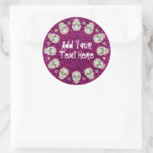 Feliz Muertos - Aangepaste Suikerschedel Stickers (Tas)