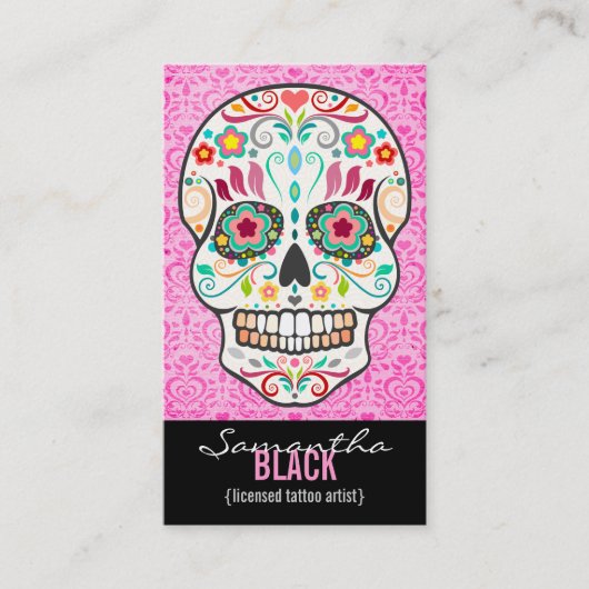 Feliz Muertos - Aangepaste verticale kaart voor su Visitekaartje (Voorkant)