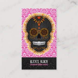 Feliz Muertos - Aangepaste verticale kaart voor su Visitekaartje