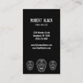 Feliz Muertos - Aangepaste verticale kaart voor su Visitekaartje (Achterkant)