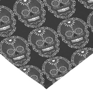 Feliz Muertos - Chic Sugar Skulls Table Runner Korte Tafelloper