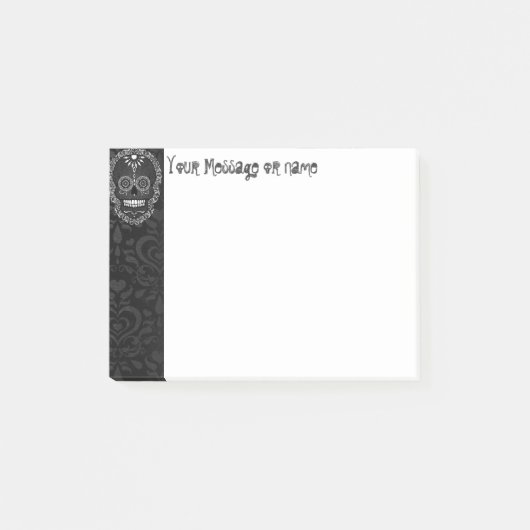 Feliz Muertos - Custom Sugar Skull Post-it® notes (Voorkant)
