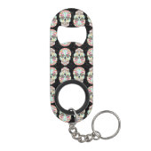 Feliz Muertos - Festive Sugar Skull Bottle Open Mini Flessenopener (Achterkant)