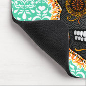 Feliz Muertos - Festive Sugar Skull Mousepad Muismat (Hoek)