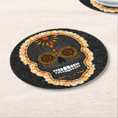 Feliz Muertos - Festive Sugar Skull Onderzetters (Gebogen)