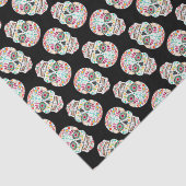 Feliz Muertos - Festive Sugar Skull-weefselpapier Tissuepapier (Detail)