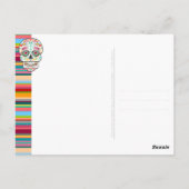 Feliz Muertos - Happy Sugar Skull Briefkaart (Achterkant)