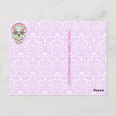 Feliz Muertos - Happy Sugar Skull Briefkaart (Achterkant)