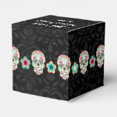 Feliz Muertos - Happy Sugar Skulls Geschenkdoos op Bedankdoosjes (Achterkant)