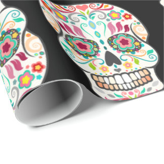 Feliz Muertos - Happy Sugar Skulls Wrapping Paper Cadeaupapier
