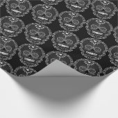 Feliz Muertos - Happy Sugar Skulls Wrapping Paper Cadeaupapier (Hoek)