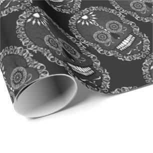 Feliz Muertos - Happy Sugar Skulls Wrapping Paper Cadeaupapier