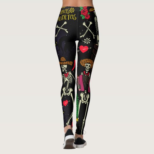 FELIZ MUERTOS LEGGINGS (Achterkant)