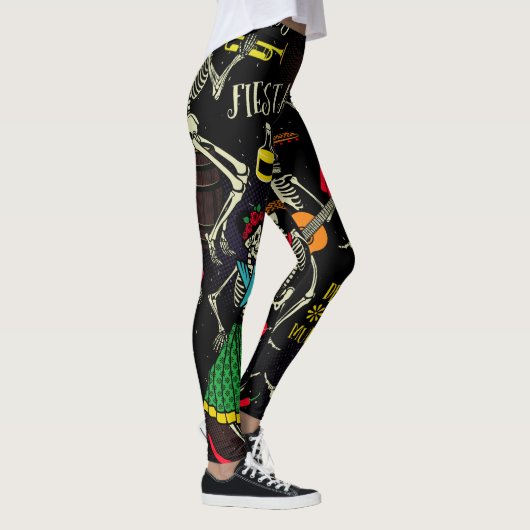 FELIZ MUERTOS LEGGINGS (Rechts)