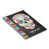 Feliz Muertos - Sugar Skull Custom-laptop Notitieboek (Rechterzijde)