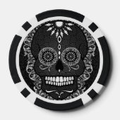 Feliz Muertos - Sugar Skull Custom Poker Chips (Achterkant)