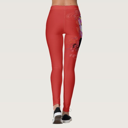 FELIZ MUERTOS SUGAR SKULL Leggings (Achterkant)