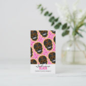 Feliz Muertos - Sugar Skull - Verticale kaarten Visitekaartje (Staand voorkant)