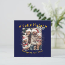 Feliz Natal e Próspero Ano Kalligrafie Religieus