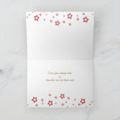 Feliz Natal. KerstKaart in het Portugees Feestdagen Kaart (Binnen)