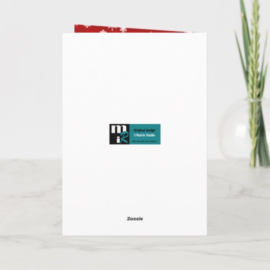 Feliz Natal. kerstKaarten in het Portugees Feestdagen Kaart (Achterkant)