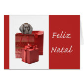 Feliz Natal Korthaired pointer Chistmas (Voorkant Horizontaal)