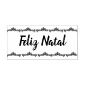 Feliz Natal Portugal) Rubberstempel (Afrduk)