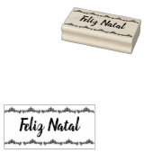 Feliz Natal Portugal) Rubberstempel (Gestempeld)