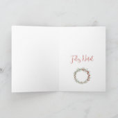 Feliz Natal, Portugese kerstfeestdag Ca Feestdagen Kaart (Binnen)