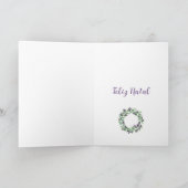 Feliz Natal, Portugese kerstfeestdag Ca Feestdagen Kaart (Binnen)