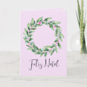 Feliz Natal, Portugese kerstfeestdag Kaart (Voorkant)