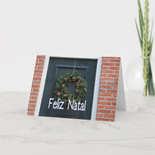 Feliz Natal, Portugese kerstkaart Feestdagen Kaart