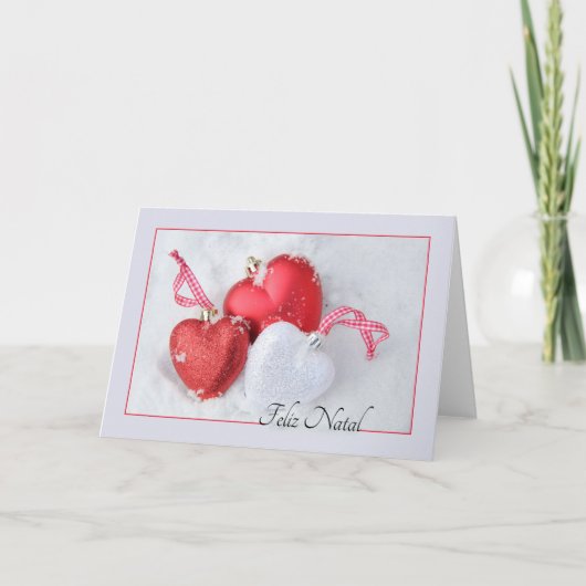 Feliz Natal - Portugese kerstKaart Feestdagen Kaart (Voorkant)