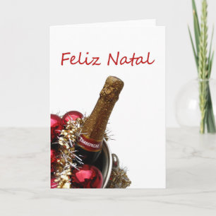 Feliz Natal, Portugese kerstkaart Feestdagen Kaart