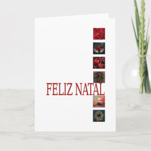Feliz Natal, Portugese kerstkaart Feestdagen Kaart
