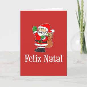 Feliz Natal Portugese kerstkerstkerstkerstkerstker Feestdagen Kaart