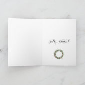 Feliz Natal, Portugese kerstkreet Feestdagen Kaart (Binnen)