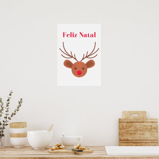 Feliz Natal Poster (Keuken)