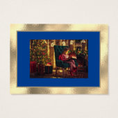 Feliz Natal Próspero Anno Nuovo Foto Lijst Royal Visitekaartje (Achterkant)