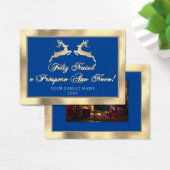 Feliz Natal Próspero Anno Nuovo Foto Lijst Royal Visitekaartje (Bureau)