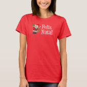 Feliz Natal Santa (OP RED) T-shirt (Voorkant)