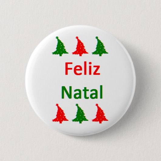 Feliz Natal Trees Button (Voorkant)