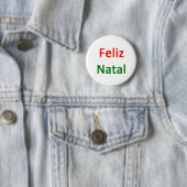 feliz natale koffie - mok ronde button 5,7 cm (In situ)