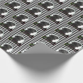 Feliz Naughty Black Lab Cadeaupapier (Hoek)