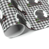 Feliz Naughty Black Lab Cadeaupapier (Rol Hoek)