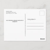 Feliz Naughty Dog Funny Personalized Pet Photo Hol Briefkaart (Achterkant)