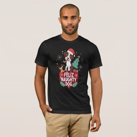 Feliz Naughty Dog T-shirt (Voorkant volledig)