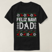 Feliz Navi Dad-Navidad Ugly KerstSweater T-shirt (Design voorkant)